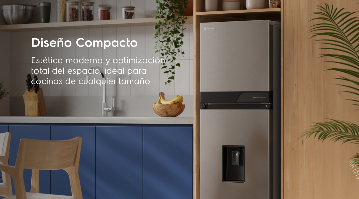 Diseño Compacto Estética moderna y optimización total del espacio, ideal para cocinas de cualquier tamaño