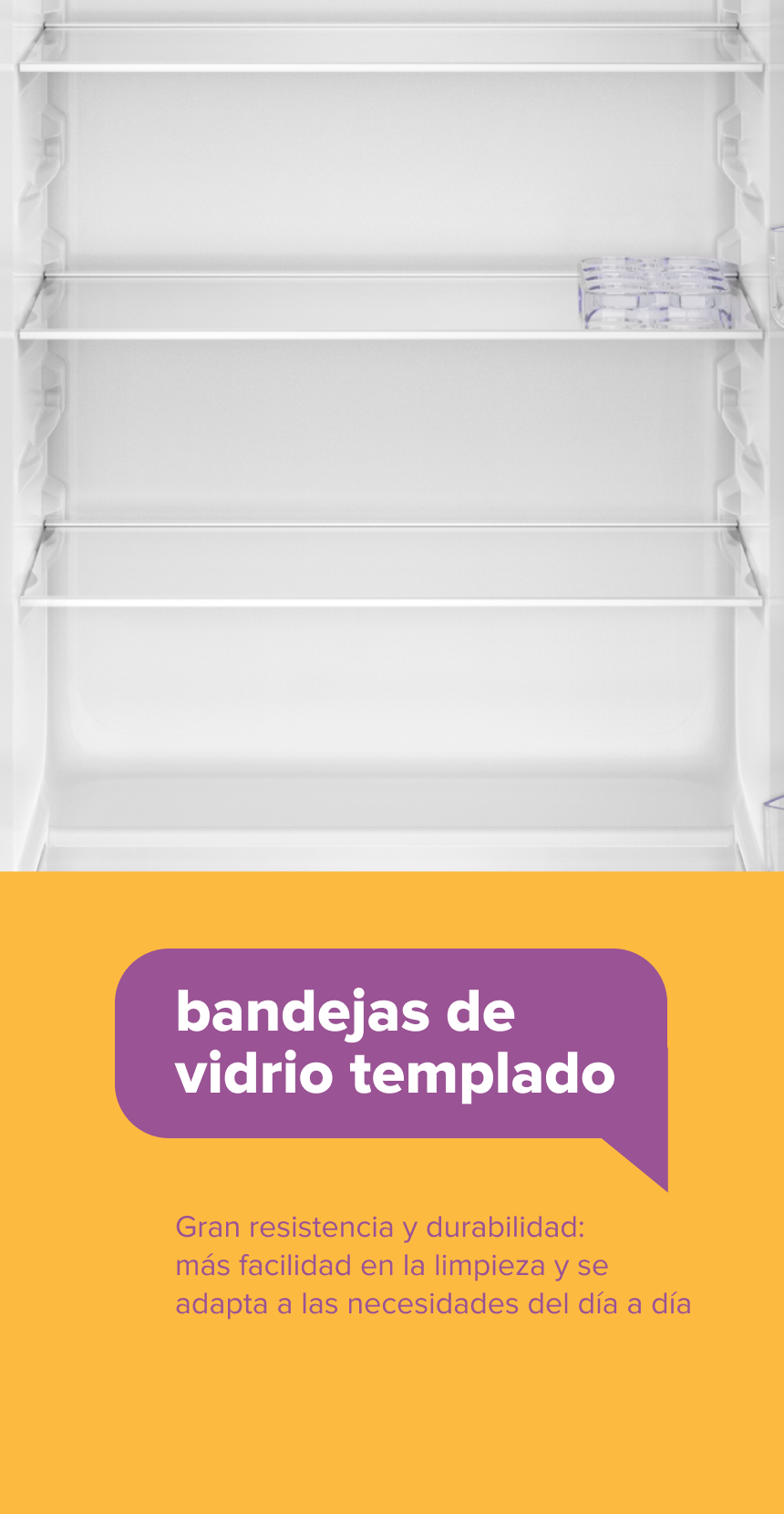 Bandejas de Vidrio Templado - Gran resistencia y durabilidad: más facilidad en la limpieza y se adapta a las necesidades del día a día