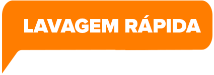 Balão Continental com a chamada: LAVAGEM RÁPIDA