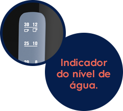 Indicador do nível de àgua
