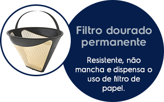 Filtro dorado permanente