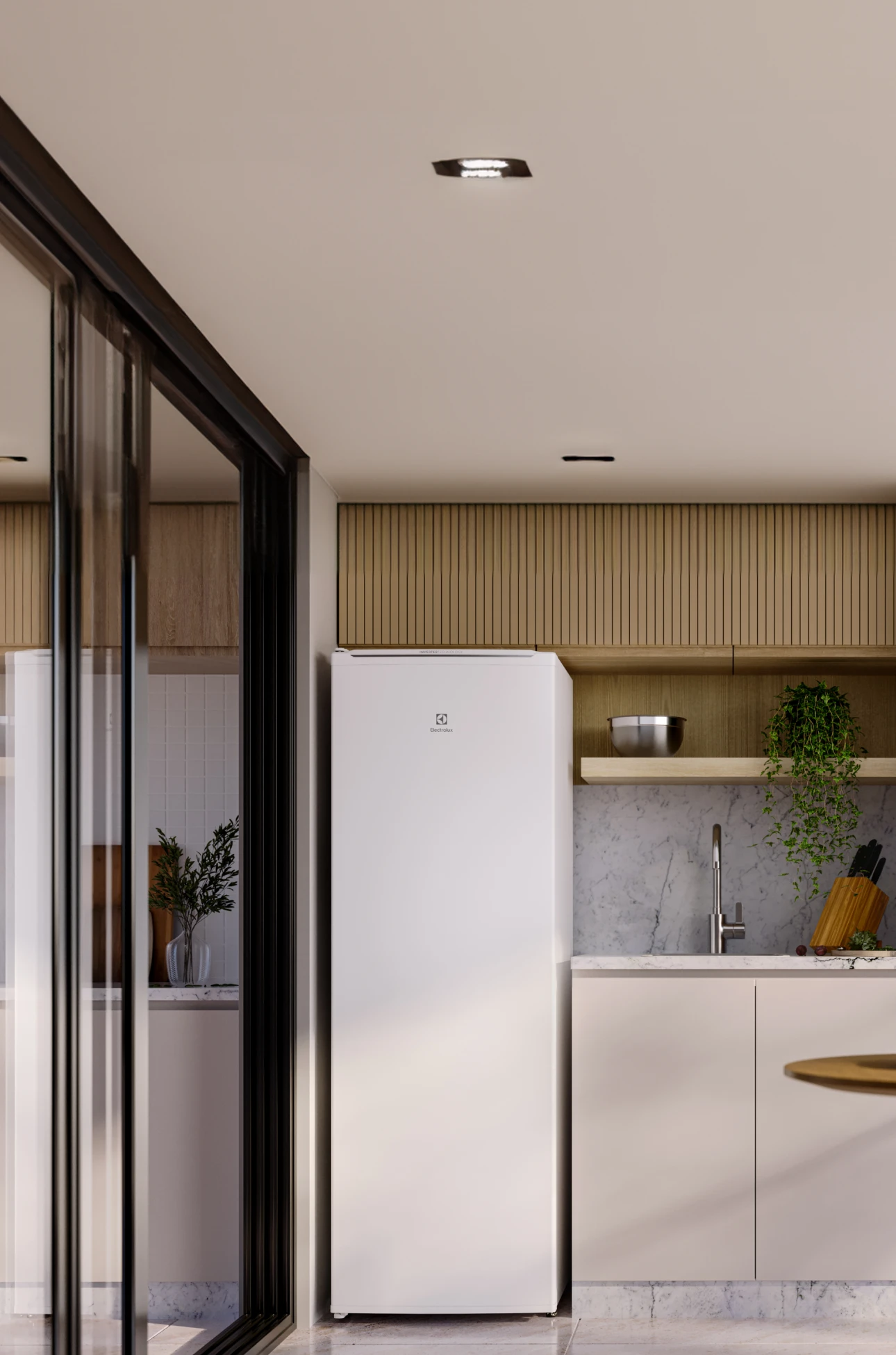 Freezer Vertical Inveter Electrolux 234L 1 Porta FEI27 Branco