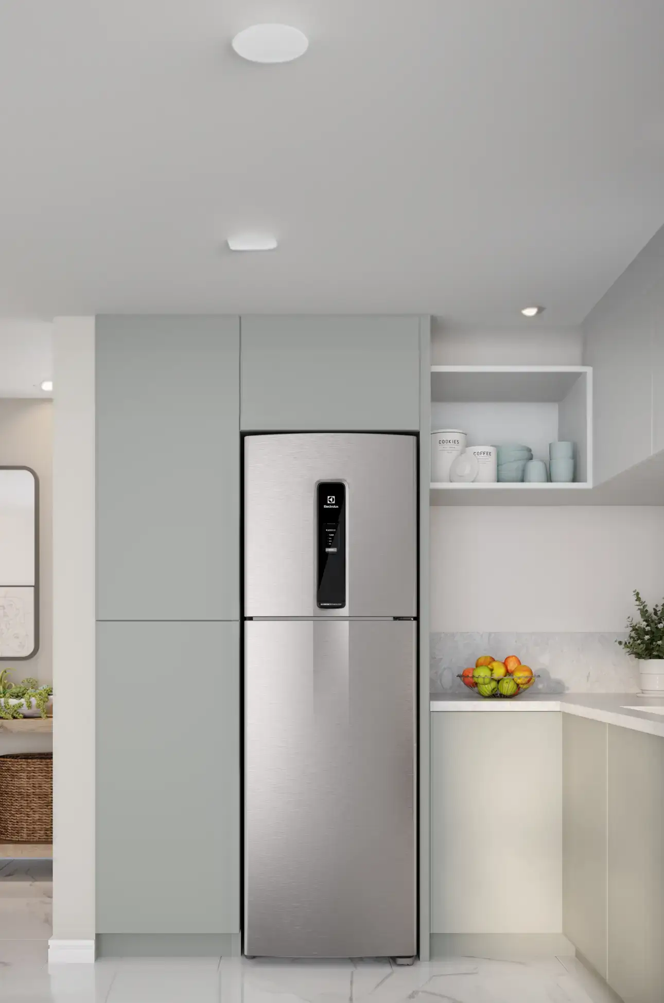 Refrigerador Electrolux 410L IF46 Duplex Efficient AutoSense