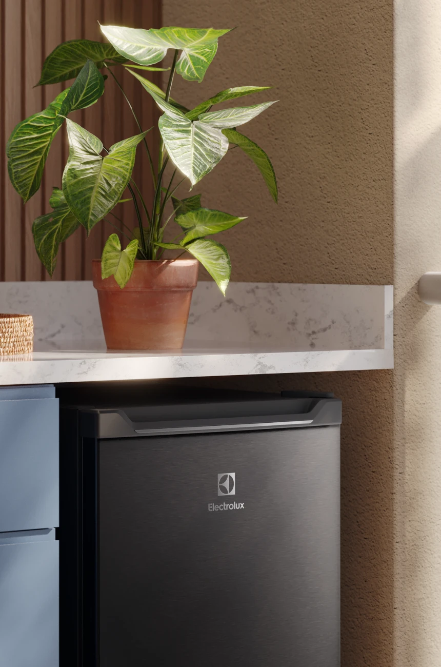 Frigobar Electrolux 124L Efficient Bivolt Branco EM90BT