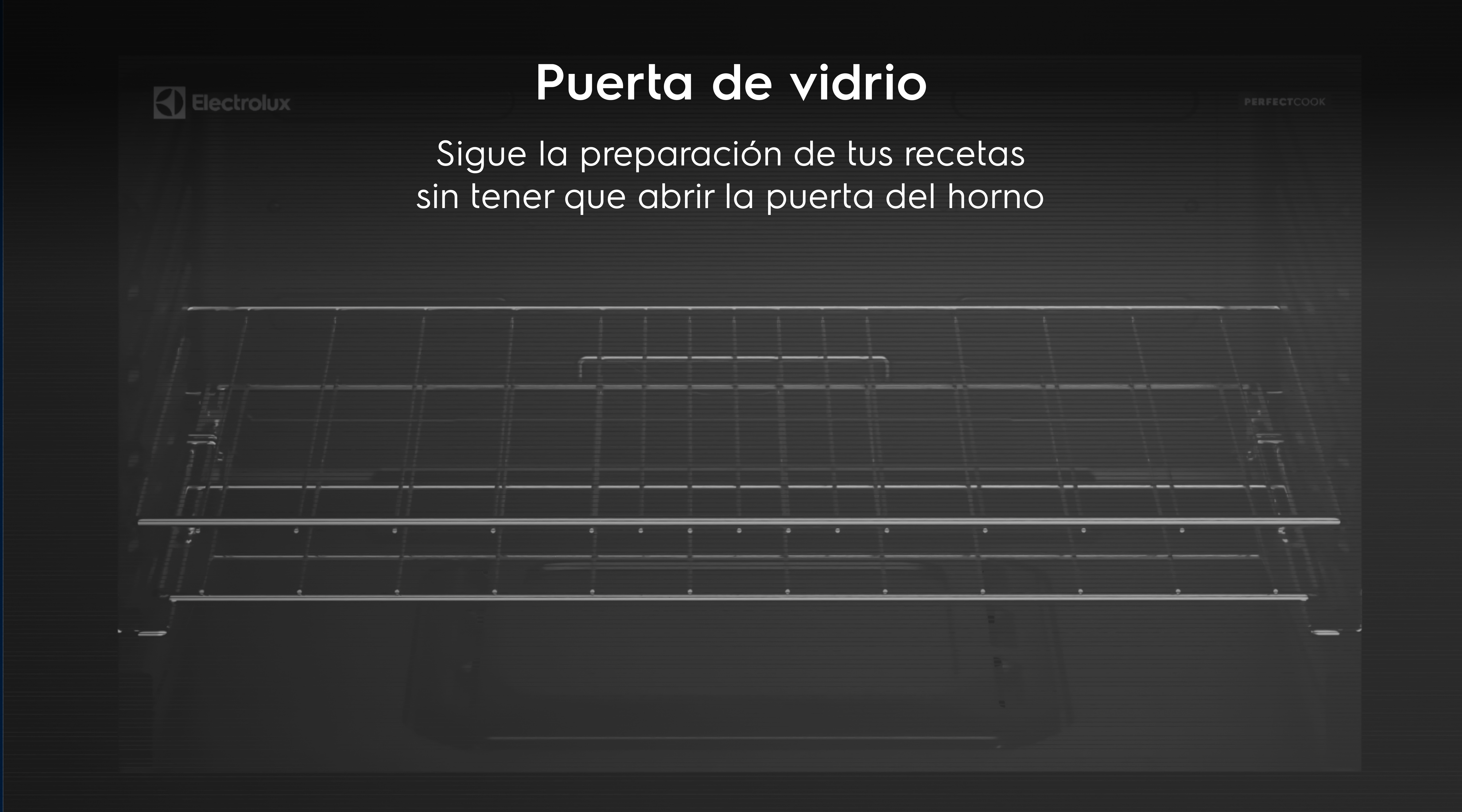 Puerta de vidrio - Sigue la preparación de tus recetas sin tener que abrir la puerta del horno